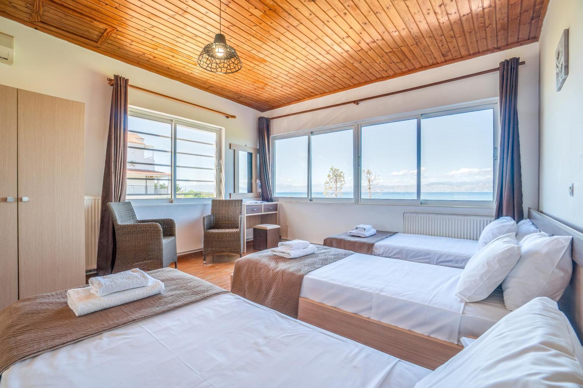 קאבוס Sandy Beach Houses - Sea View חדר תמונה